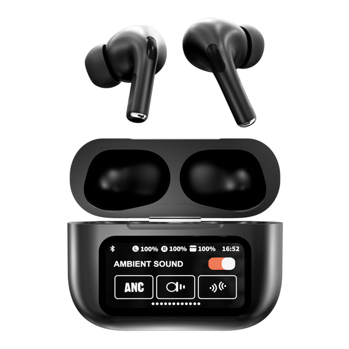 E-A9 PRO Smart Multifunction Earbuds with Color Screen and Bluetooth 5.4