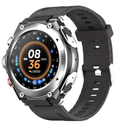 E66 Smartwatch with TWS Earbuds: Heart Rate, Music, & Fitness Tracking