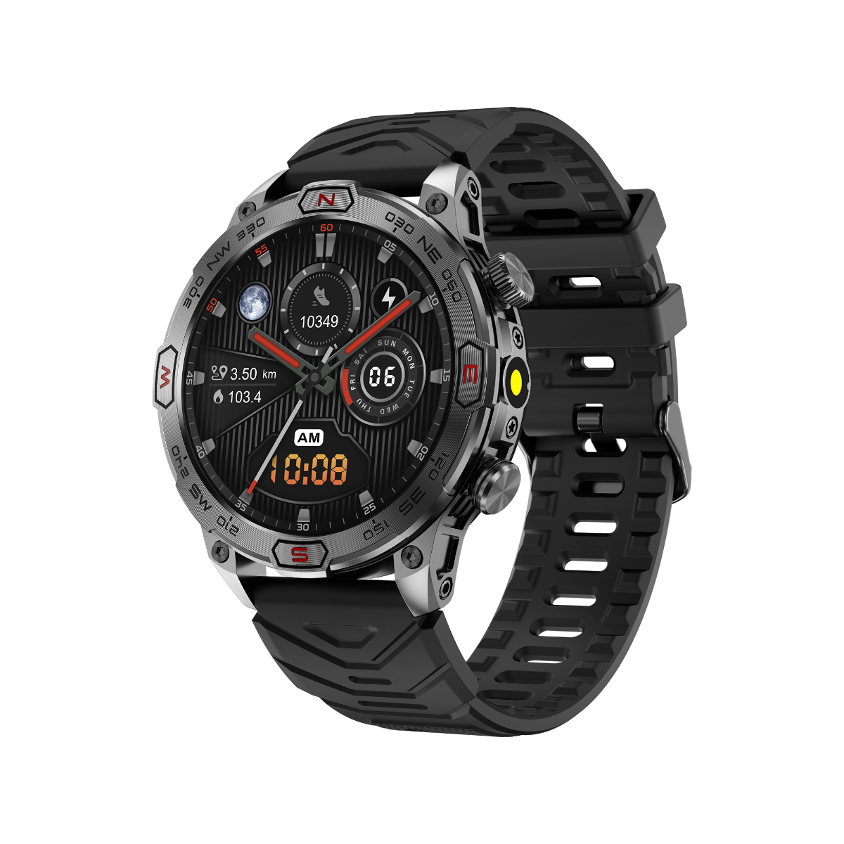 EA301 Smartwatch | 1.43" AMOLED, Health Monitoring & Sports Modes