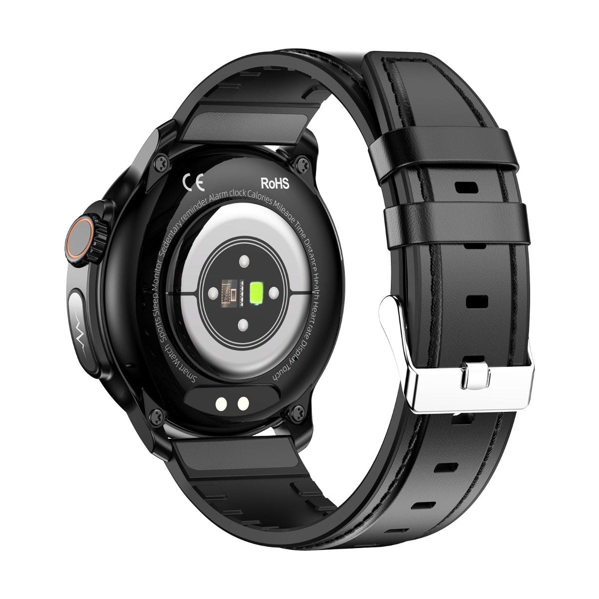 EA304 Smartwatch: 1.43" AMOLED, ECG, Non-Invasive Glucose & Health Tracker