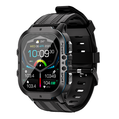 EA307 1.96-inch AMOLED Screen Smartwatch, Bluetooth 5.2, Heart Rate & 100+ Sports Modes