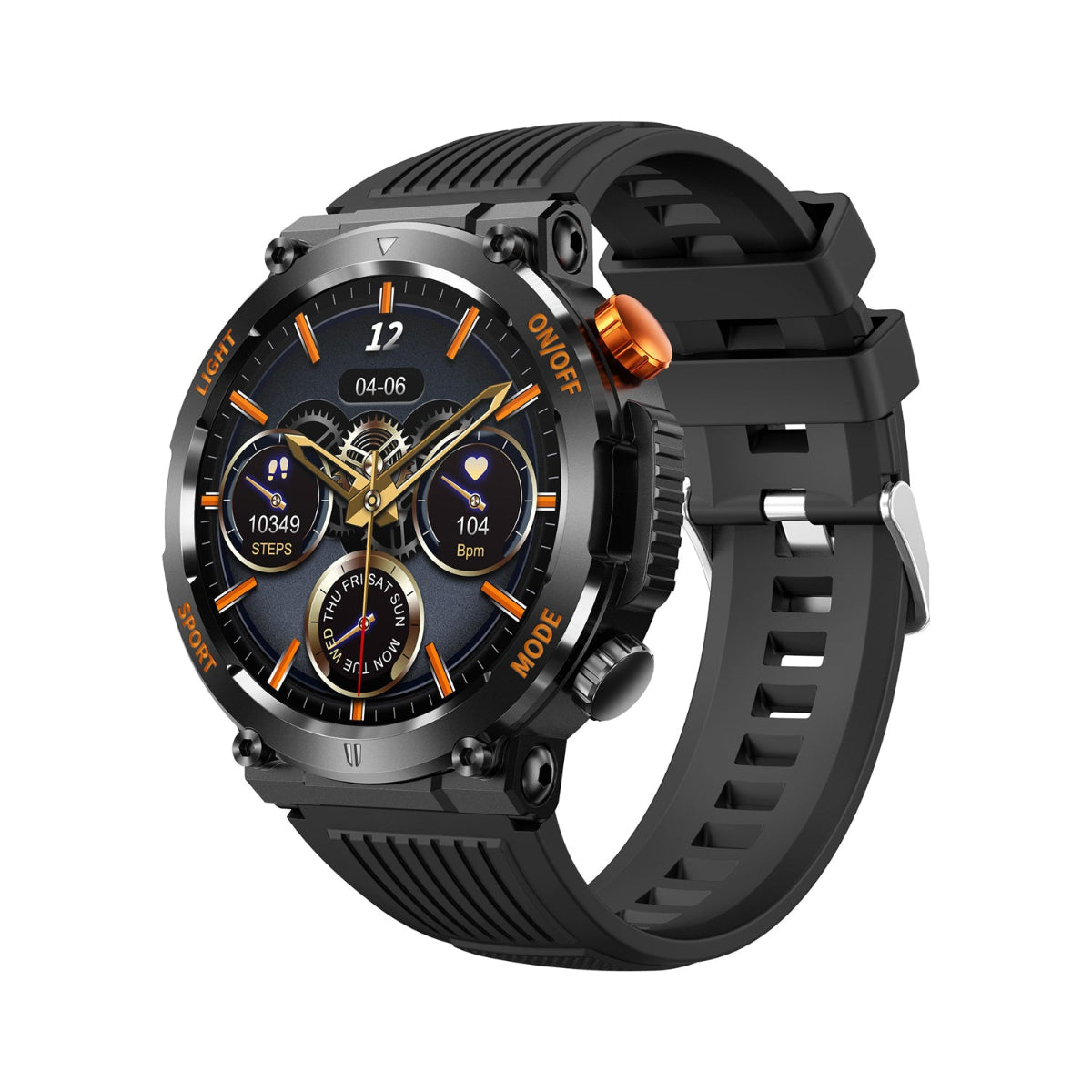 En-vir Tech EA313 Smart Watch - Bluetooth Calls, Health Tracker, IP67 Waterproof