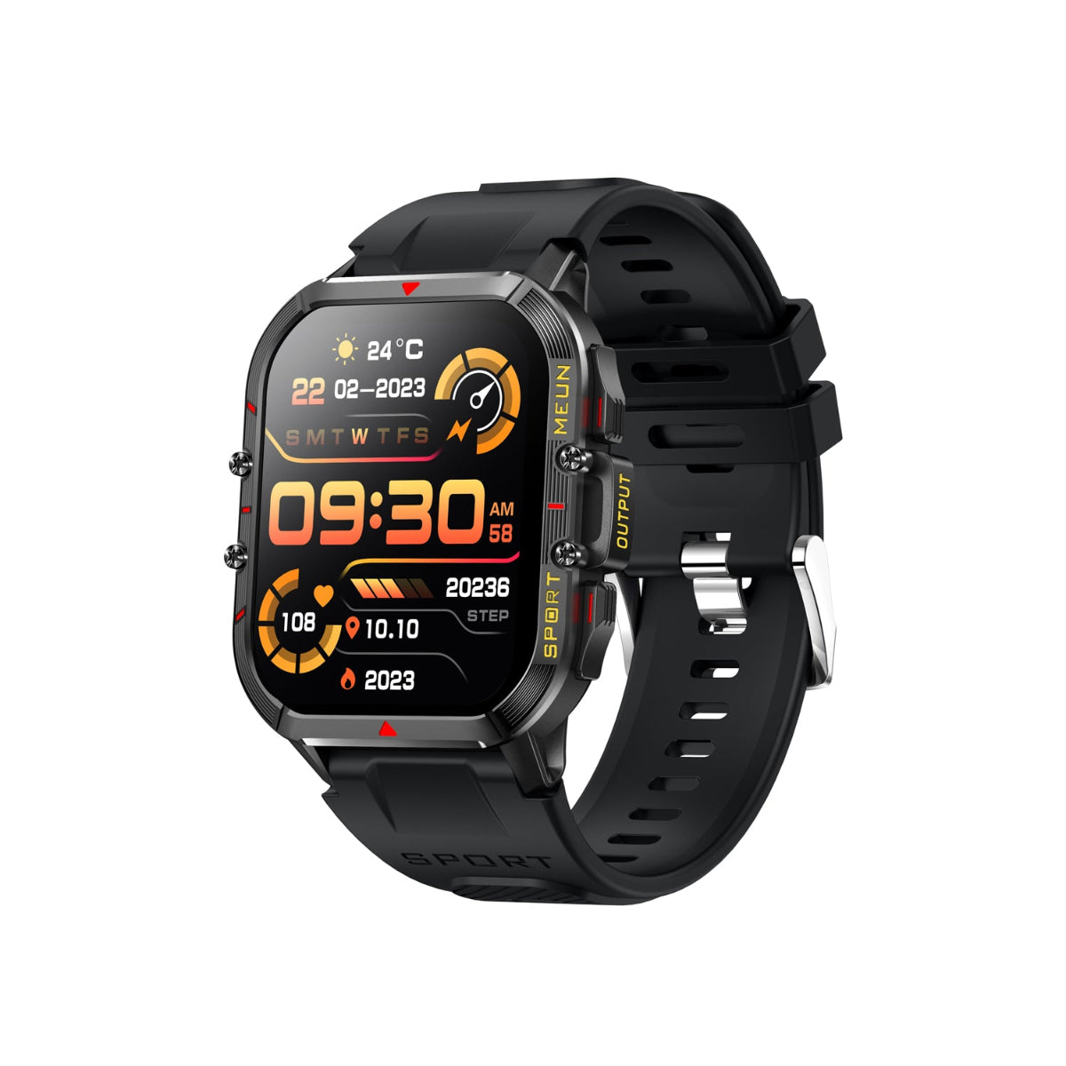 EA315 Dual-Mode Sports Smartwatch with Bluetooth Calling and Health Tracking