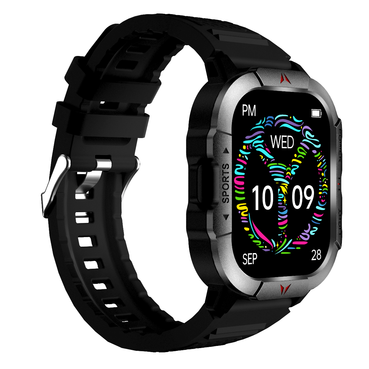 EC129 Smartwatch: 2.01 - inch screen, 320mAh battery, Bluetooth 5.3