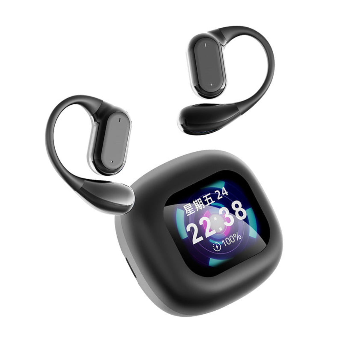 GQ-18 TWS Earbuds with Bluetooth 5.4, 4H Playback, and 300mAh Charging Case