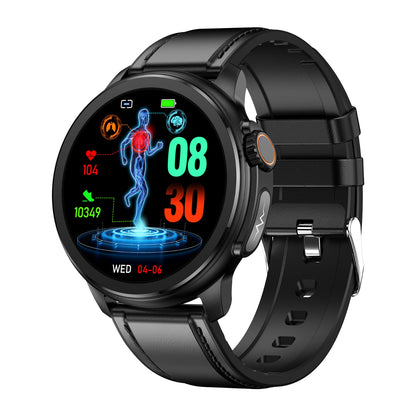 P87 Smartwatch: 1.43" AMOLED, ECG, Non-Invasive Glucose & Health Tracker