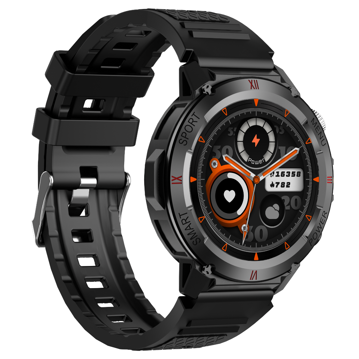 EC126 Smartwatch: 1.46 - inch screen, BT5.3, 330mAh battery. Health tracking