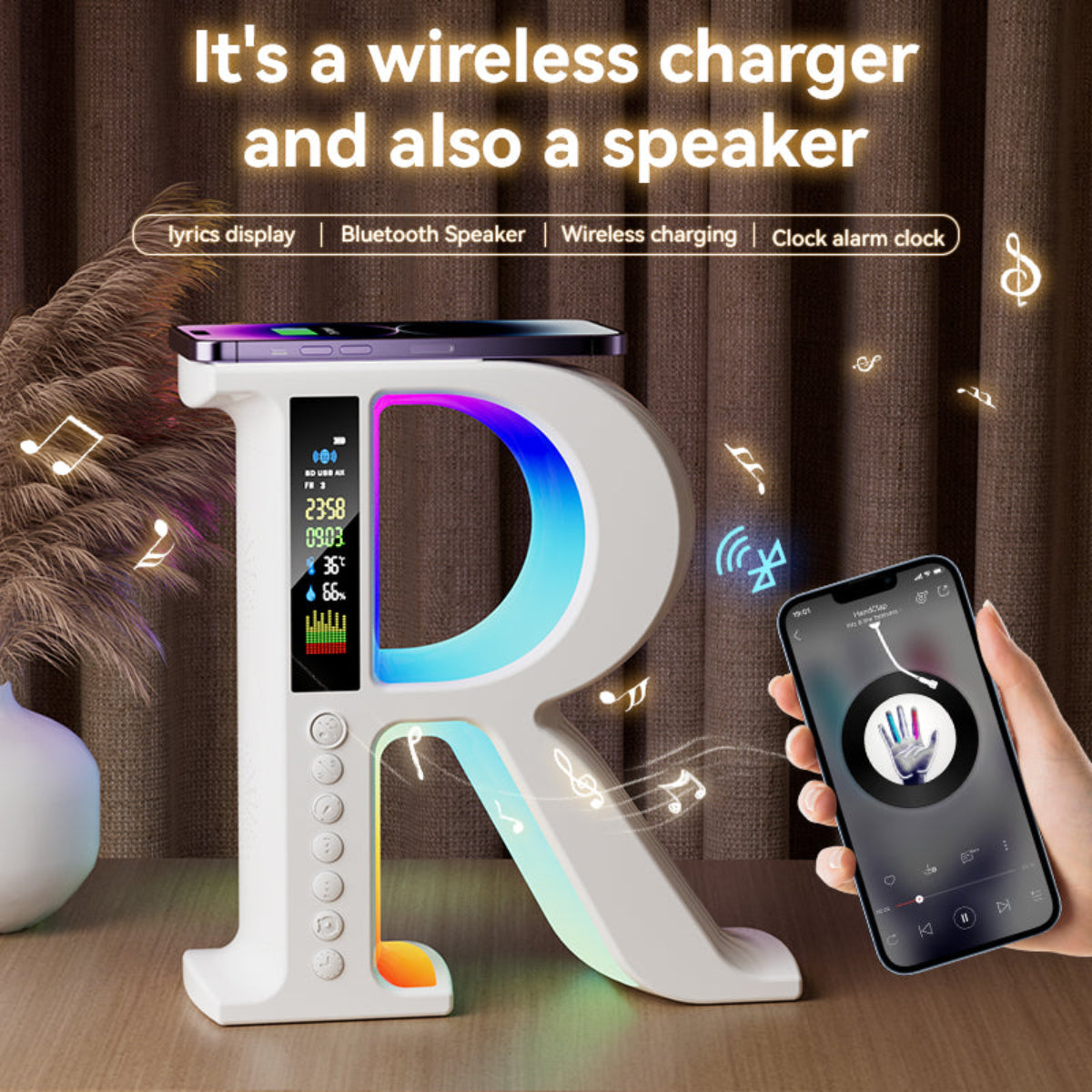 RX-69 Portable Speaker, 2400mAh Battery, TF/USB Support, Mono+Diaphragm Mode